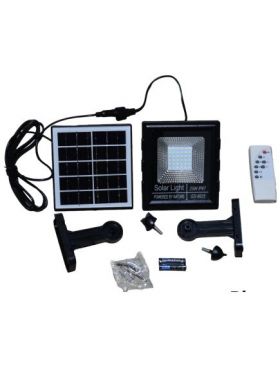 Proiector Engros Cu Panou Solar 25W De Exterior