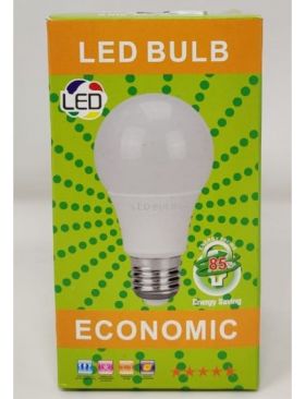 Bec led Economic 6 x 11 cm, alb rece 9W , engross