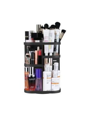 Organizator Cosmetic Rotativ 360 de Grade, Negru, EnGros