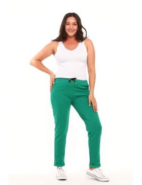 Pantaloni batal, sport-casual, cu manseta si buzunare, en-gross