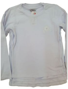 Bluza fete Engros, cu floare la piept