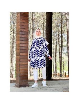 Cămașă damă cu imprimeu bleumarin Engros