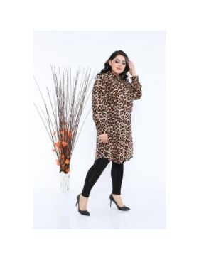 Cămașă damă cu model animal print Engros