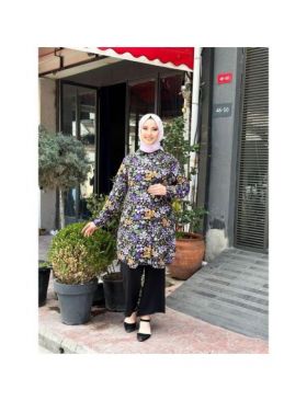 Cămașă damă cu model floral Engros