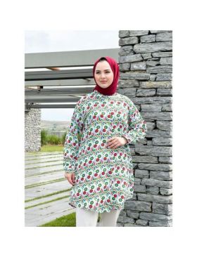 Cămasă damă model roșu-verde Engros