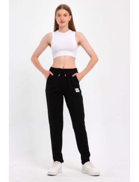 Pantaloni fete BRM, cu buzunare si snur in talie, en-gross