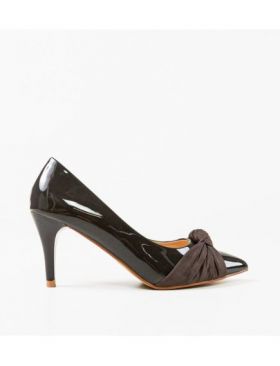 Pantofi cu toc dama Engros, model Olymp, negru