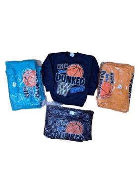 Bluza vatuita Engros pentru baieti, cu model imprimat