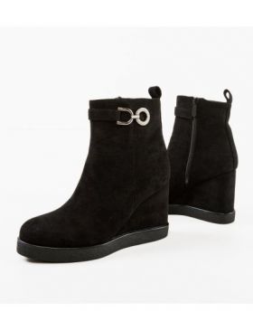 Botine cu platforma dama Ardemus Engros, negre