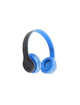 Casti Engros Bluetooth Radio/MP3/TF/mic P47 Alien blue