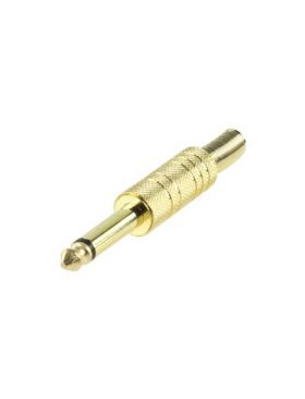 Mufa jack Engros 6.3mm mono gold