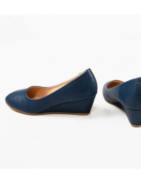 Pantofi cu platforma Engros, model Melborne, bleumarin