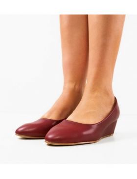 Pantofi cu platforma Engros, model Melborne, grena