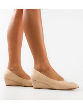 Pantofi cu toc Engros dama Carol, bej