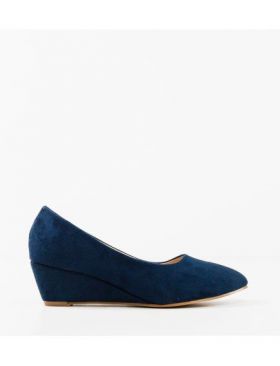 Pantofi cu toc Engros dama Carol, bleumarin