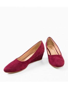 Pantofi cu toc Engros dama Carol, grena