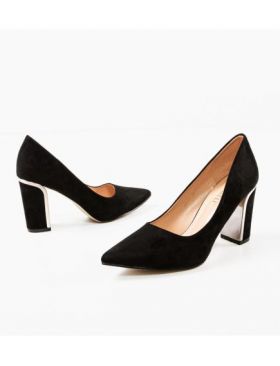 Pantofi cu toc Engros, model Ayers, negri