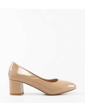 Pantofi cu toc Engros, model Hess, bej