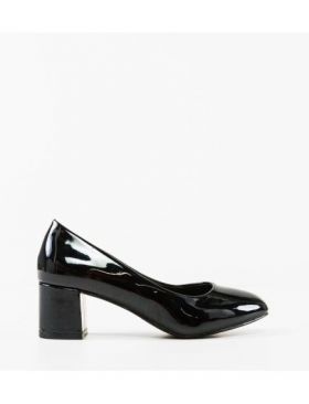 Pantofi cu toc Engros, model Hess, negri