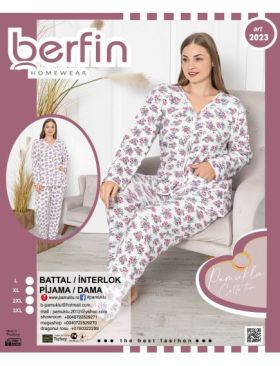 Pijama Dama Berfin Interlok Batal 2023 Engros