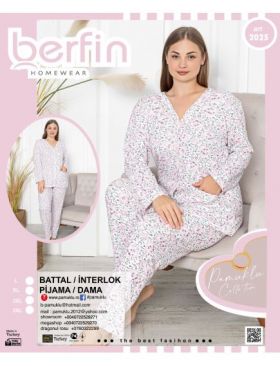 Pijama Dama Berfin Interlok Batal 2025 Engros