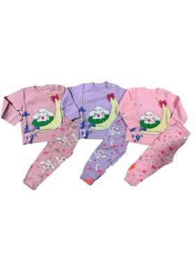 Pijamale Engros pentru fetite, cu model imprimat