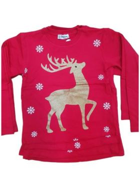 Bluza Engros pentru fete, Atabay, cu model de Craciun