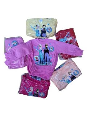 Bluza vatuita Engros pentru fete, cu model imprimat