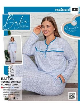 Pijama Dama Baki Penye Citir 1138 Engros