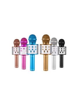 Microfon Wireless Karaoke cu bluetooth si boxa incorporata,EN GROSS