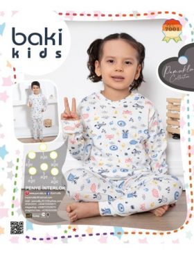 Pijama Copii Baki Interlok Bebe 7001 Engros