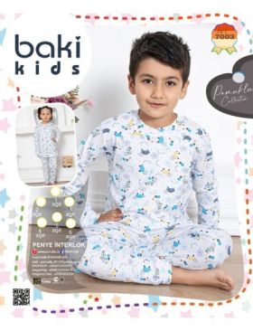 Pijama Copii Baki Interlok Bebe 7003 Engros