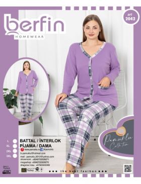 Pijama Dama Berfin Interlok Batal 2042 Engros