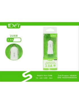 Adaptor Auto 2 USB, 3.0A, en-gros