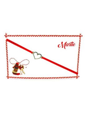 Bratara reglabila Martisor, snur elastic, True Love, model 2024, en-gros