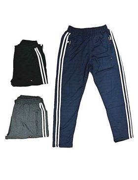 Pantaloni trening barbat din bumbac cu dungi engros