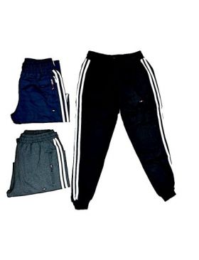 Pantaloni trening barbat din bumbac cu dungi engros