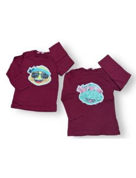 BLUZA Băieti Paiete reversibile ENGROSS MANECA LUNGA
