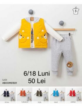 Compleu Engros pentru bebelusi, 3 piese, sport