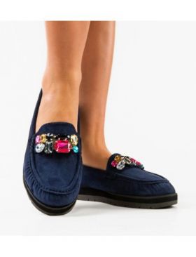 Pantofi dama Remi Engros, Bleumarin