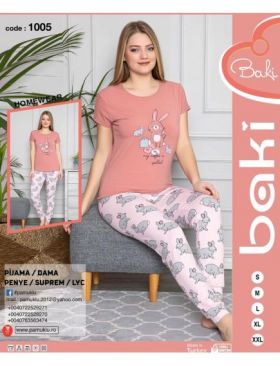 Pijama Dama Baki Licra 1005 Engros