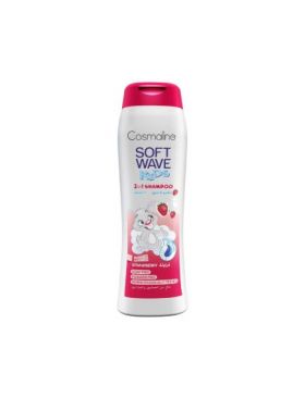 Sampon pentru copii 2in1, Soft wave Engros, 400 ml, Capsuni