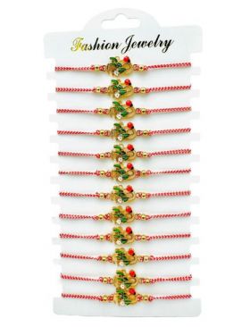 Set 12 Bratari reglabile Martisor, Cosulet Norocos, model 2024, en-gros
