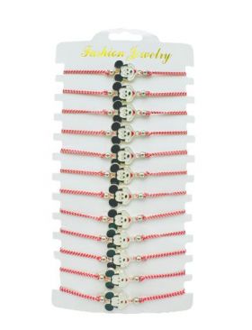 Set 12 Bratari reglabile Martisor, Soricel Simpatic, model 2024, en-gros