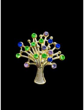 Set 12 Brose mici 3.5cm, Copacul Vietii, model 2024, en-gros