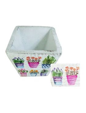 Ghiveci Flori Ceramica Flori Multicolore 4buc/set Engros