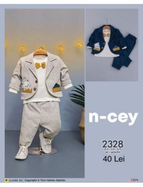 Compleu Engros pentru bebelusi, 3 piese, elegant