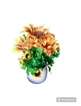 Floare artificiala în ghiveci engros floarea soarelui