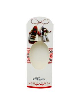 Pachet En-gros 100 Cartoane pentru Martisoare, cu fereastra, 13.5×5cm