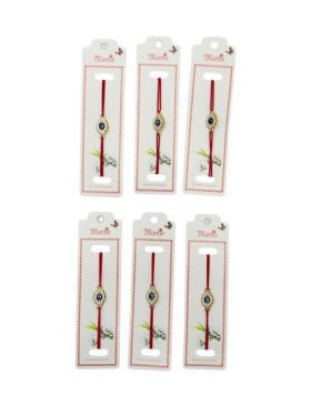 Set En-gros 24 de Bratari Martisor, Talisman Norocos, snur rosu elastic, model 2024